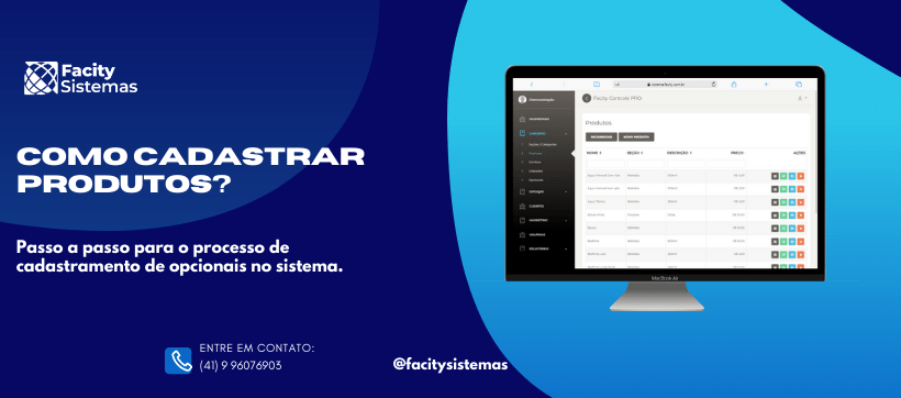 Como cadastrar produtos?