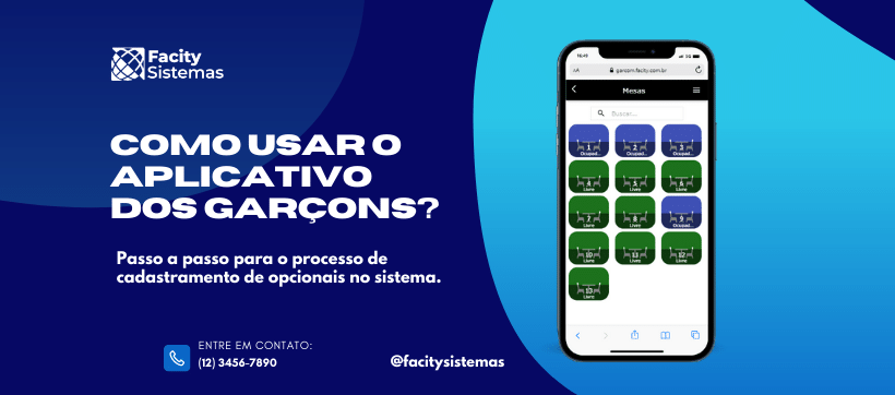 Como usar o app dos garçons?