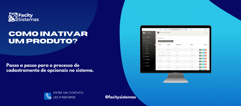 Como inativar um produto?