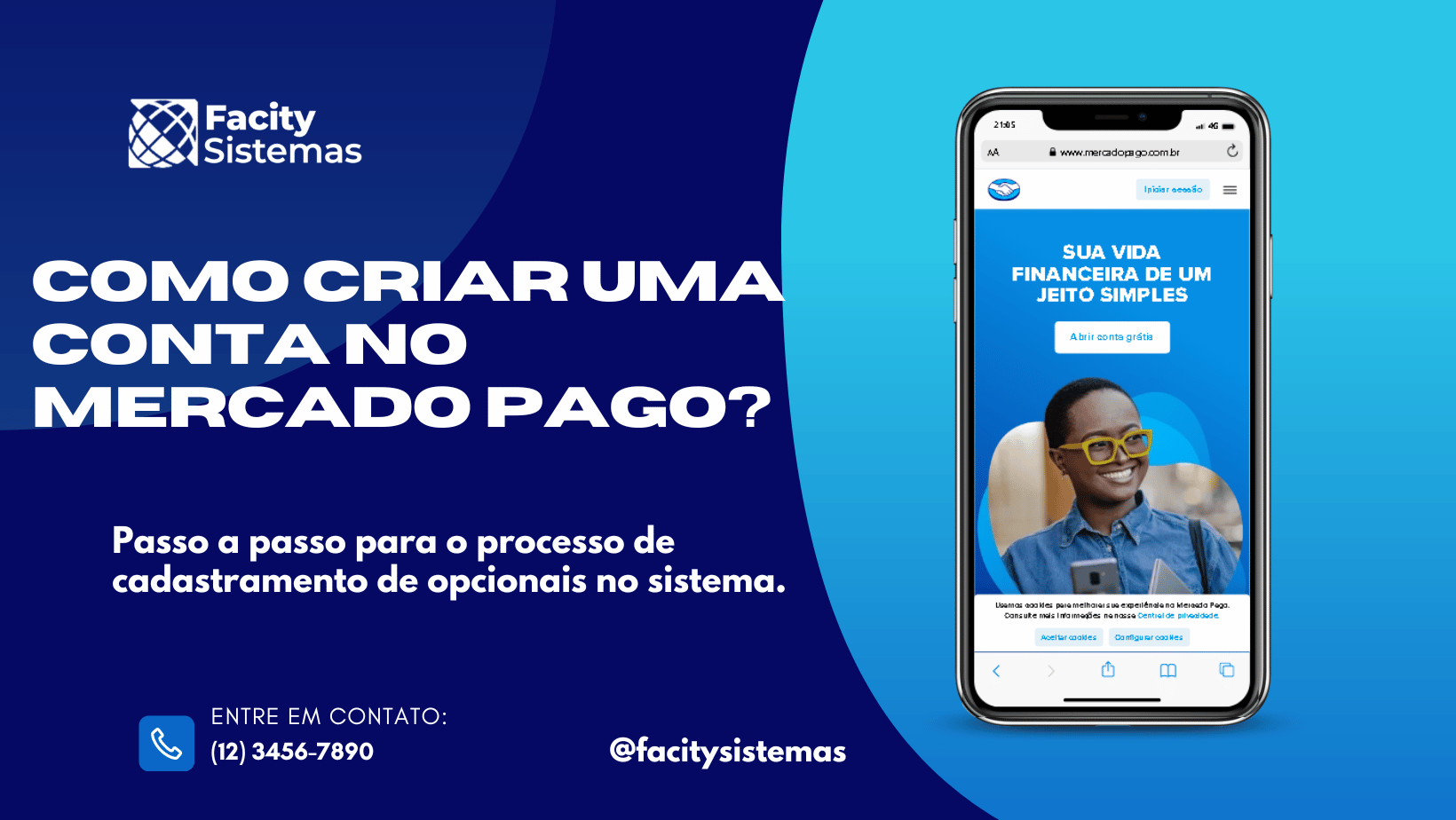 Como criar uma conta no mercado pago?
