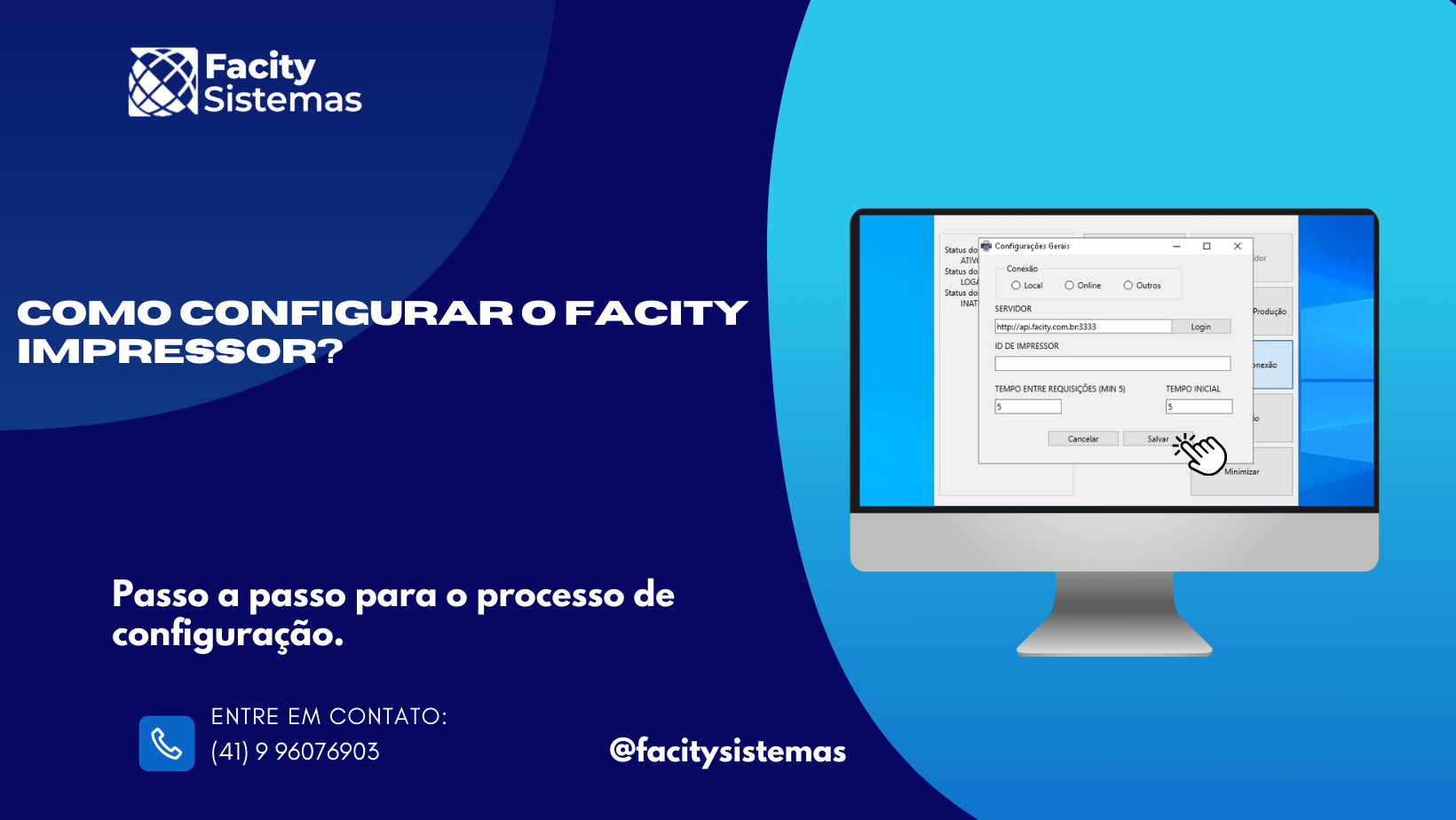 Como configurar o Facity Impressor?