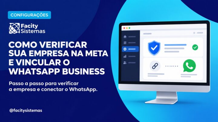 Capa do artigo sobre verificação de empresa na Meta e vínculo do WhatsApp Business